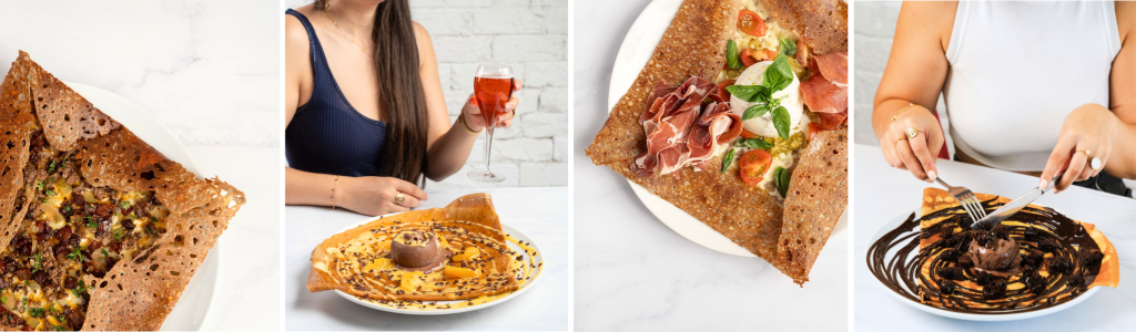 March specials at Four Frogs Crêperie